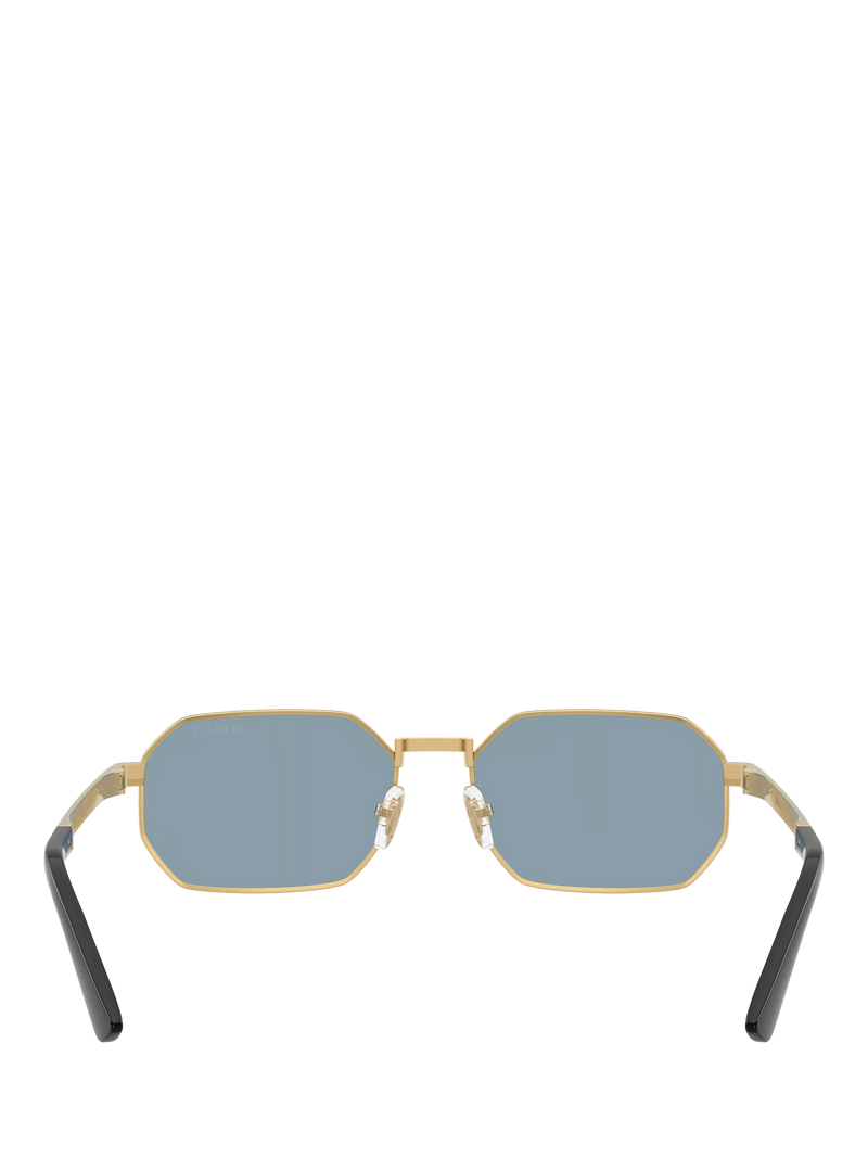 Versace round sunglasses gold metal frame 54mm, UK version