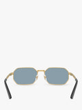 Versace round sunglasses gold metal frame 54mm, UK version