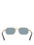 Versace round sunglasses gold metal frame 54mm, UK version