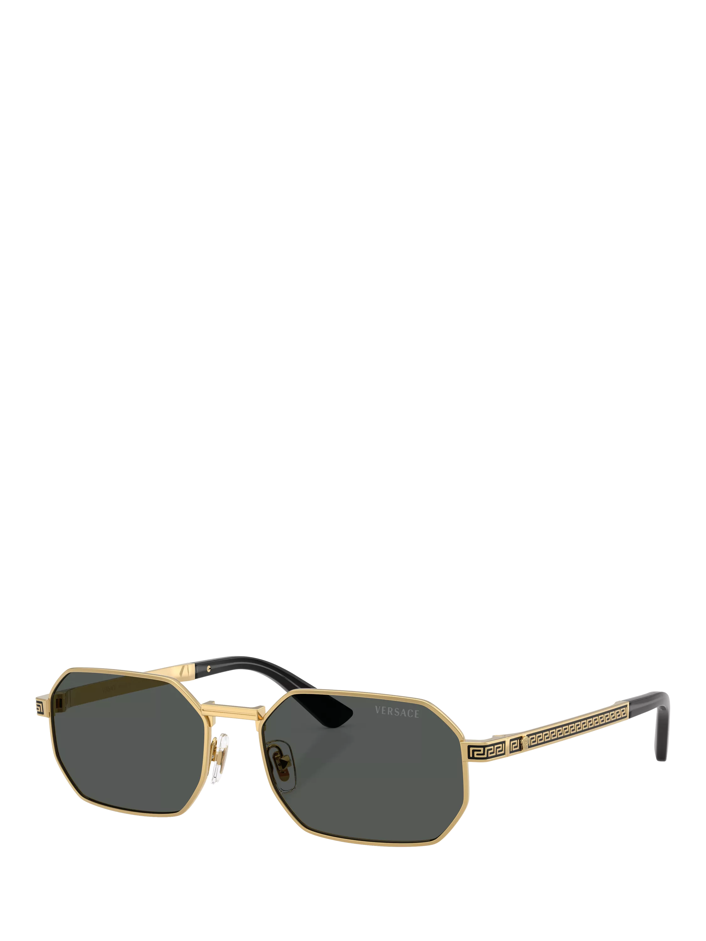 Versace Irregular Sunglasses VE2297 Gold/Grey, UK version