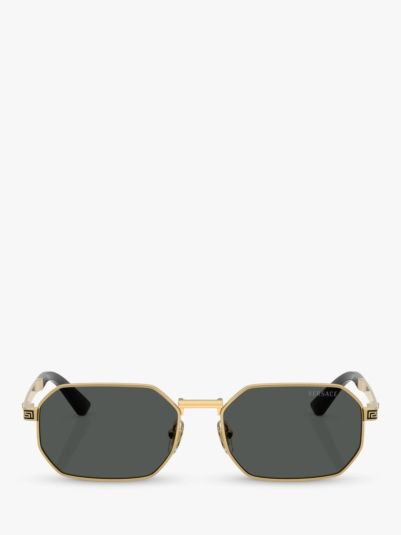 Versace Irregular Sunglasses VE2297 Gold/Grey, UK version