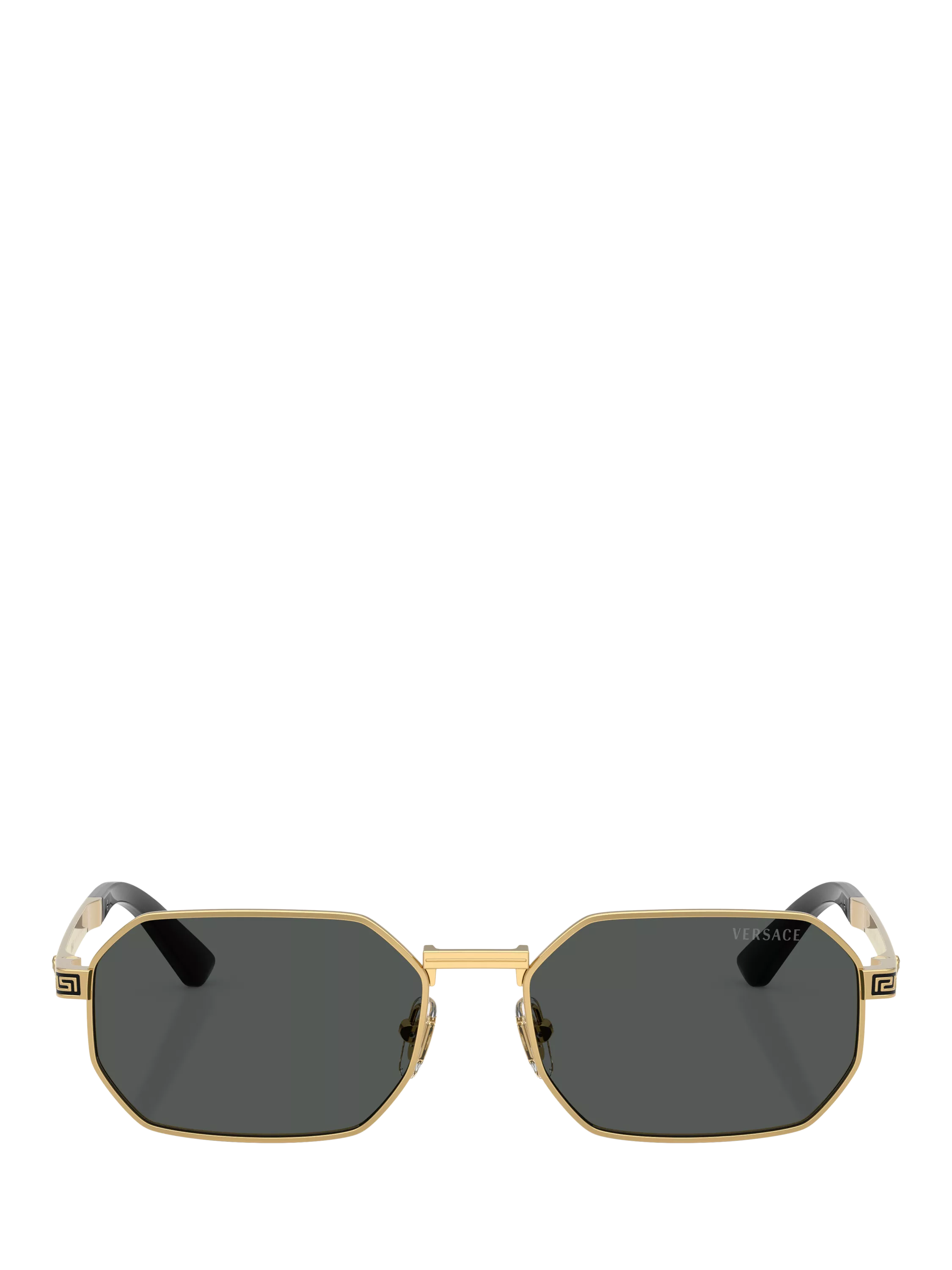 Versace Irregular Sunglasses VE2297 Gold/Grey, UK version