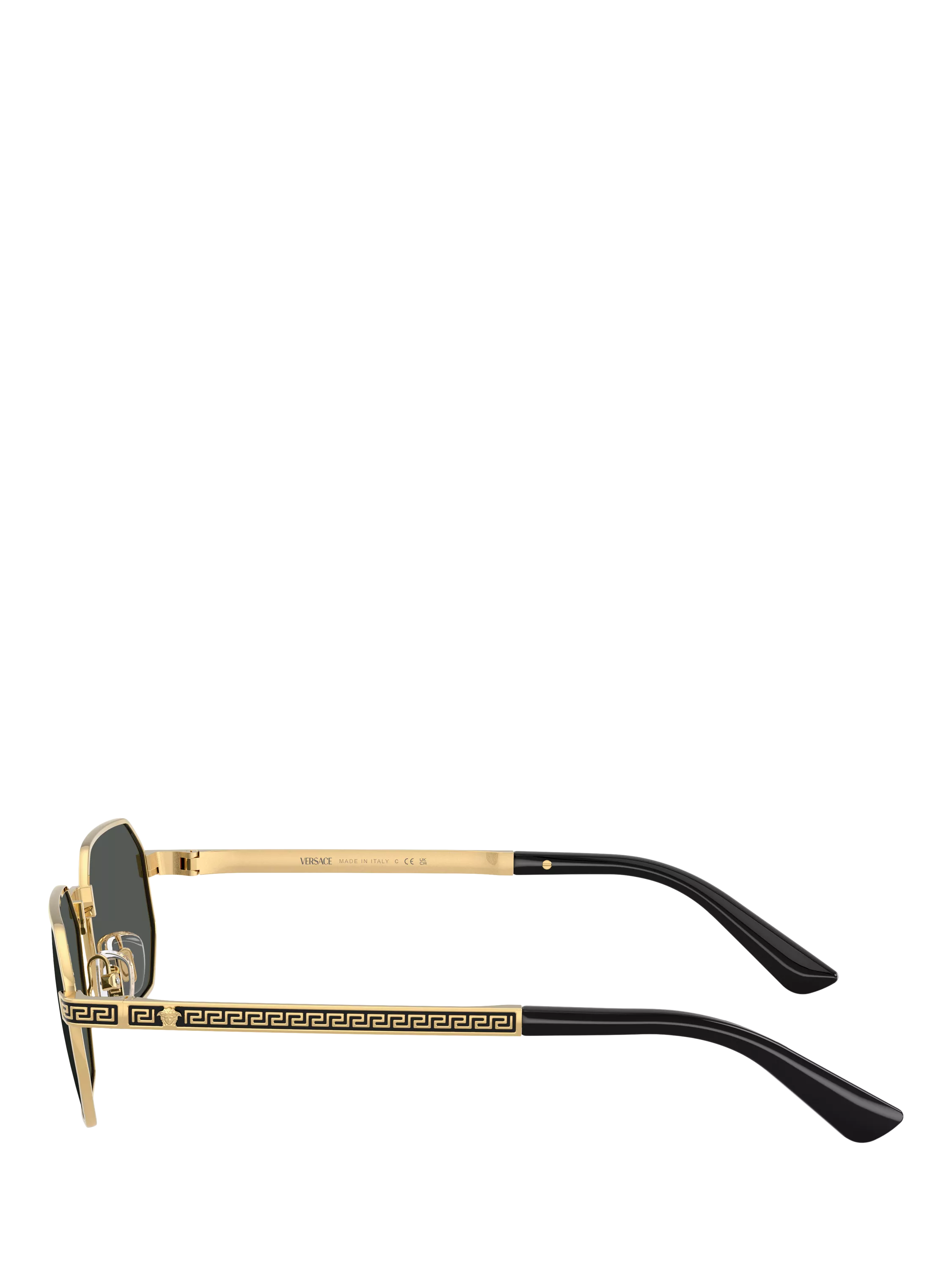 Versace Irregular Sunglasses VE2297 Gold/Grey, UK version