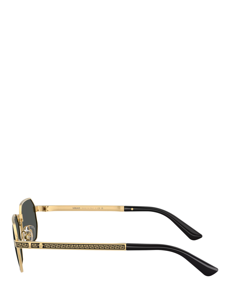 Versace Irregular Sunglasses VE2297 Gold/Grey, UK version