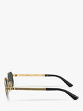 Versace Irregular Sunglasses VE2297 Gold/Grey, UK version