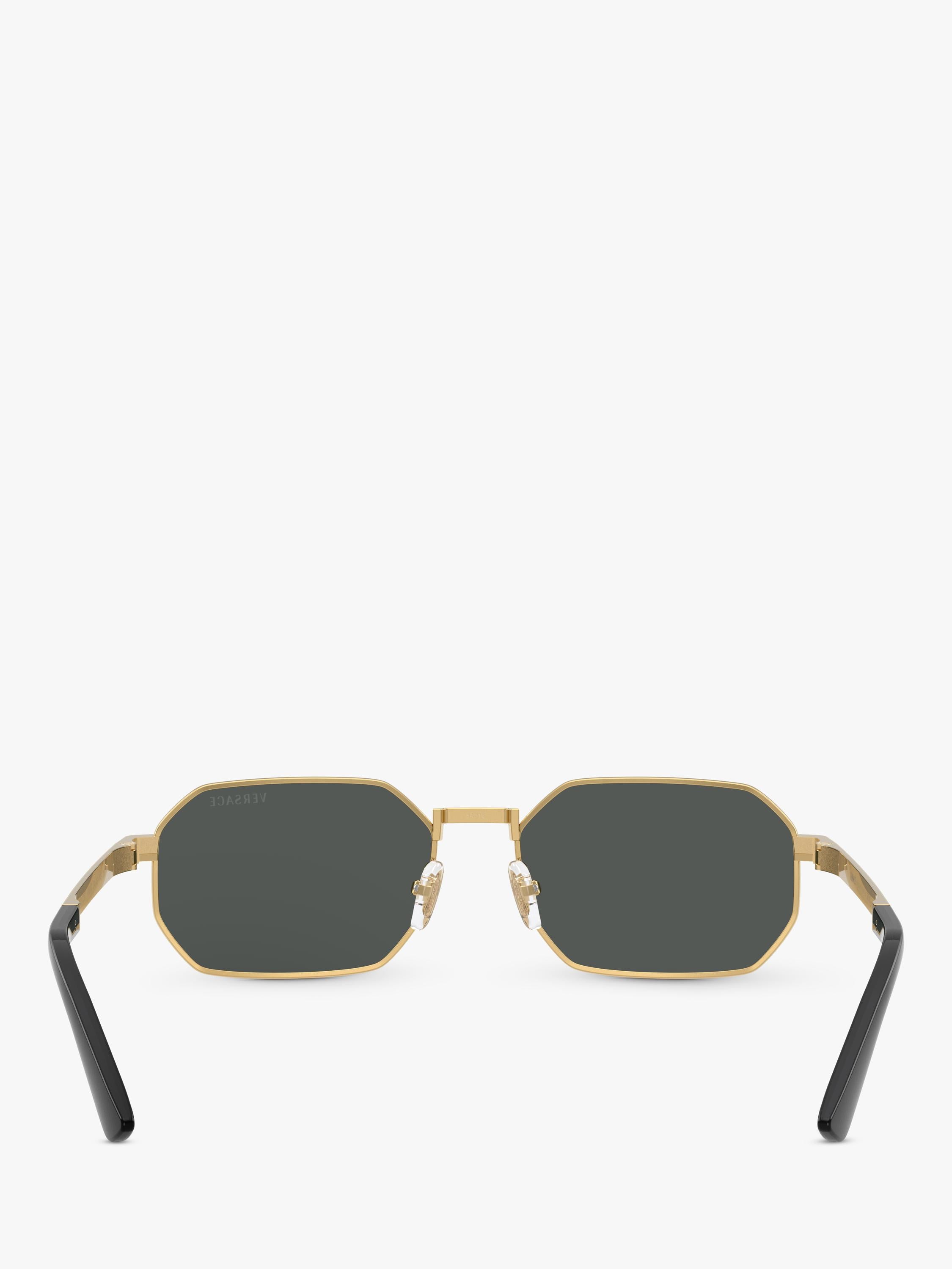 Versace Irregular Sunglasses VE2297 Gold/Grey, UK version
