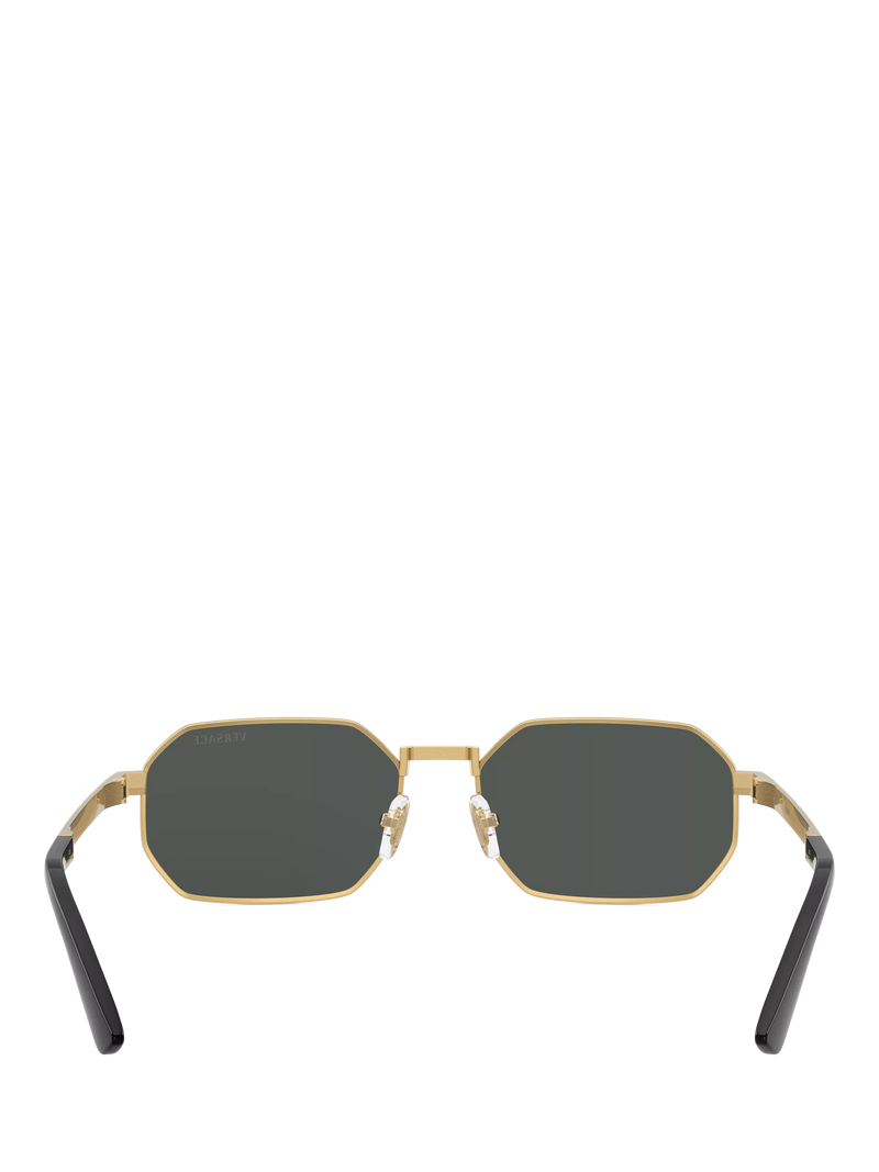 Versace Irregular Sunglasses VE2297 Gold/Grey, UK version