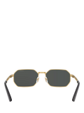 Versace Irregular Sunglasses VE2297 Gold/Grey, UK version