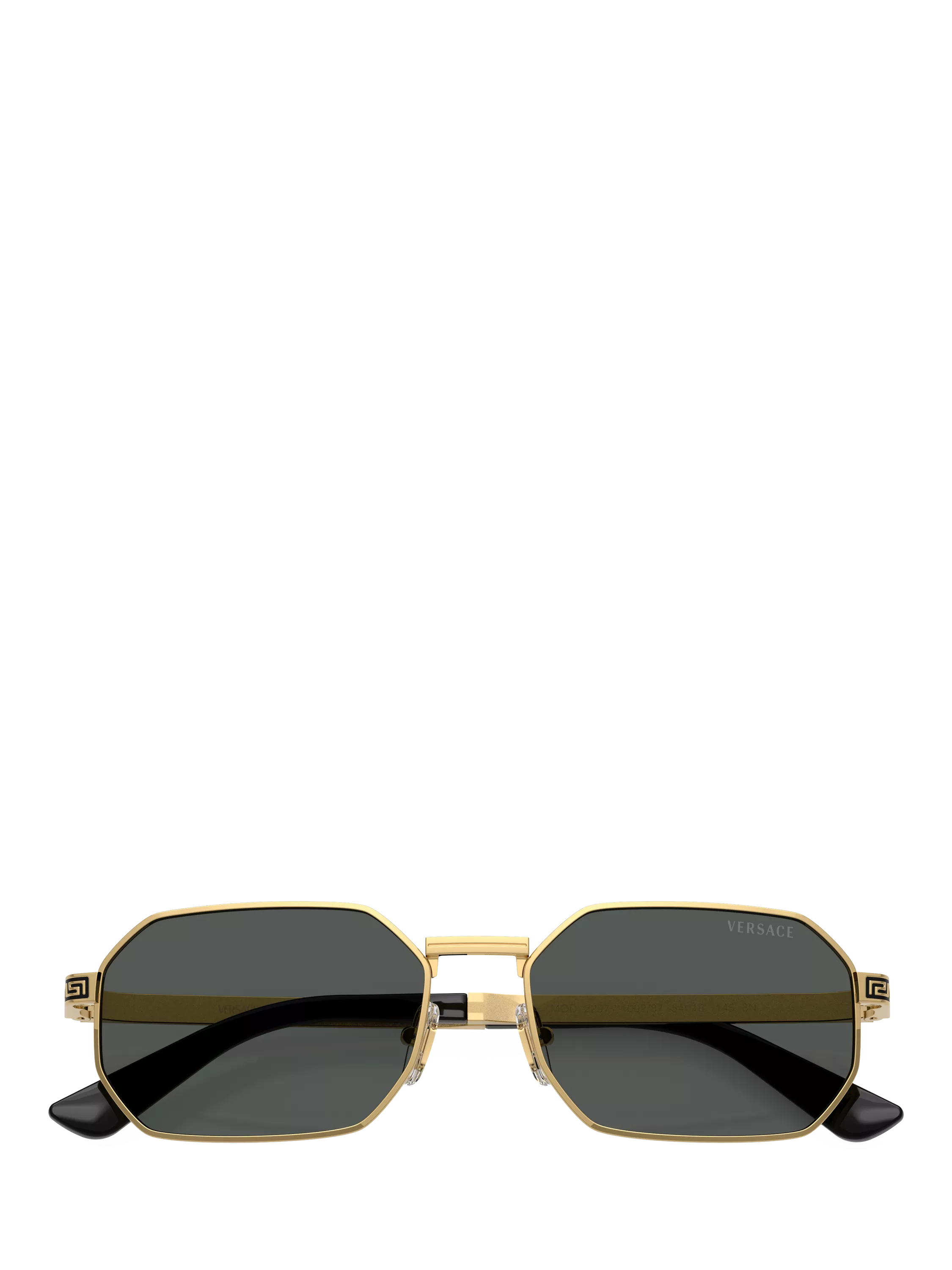 Versace Irregular Sunglasses VE2297 Gold/Grey, UK version