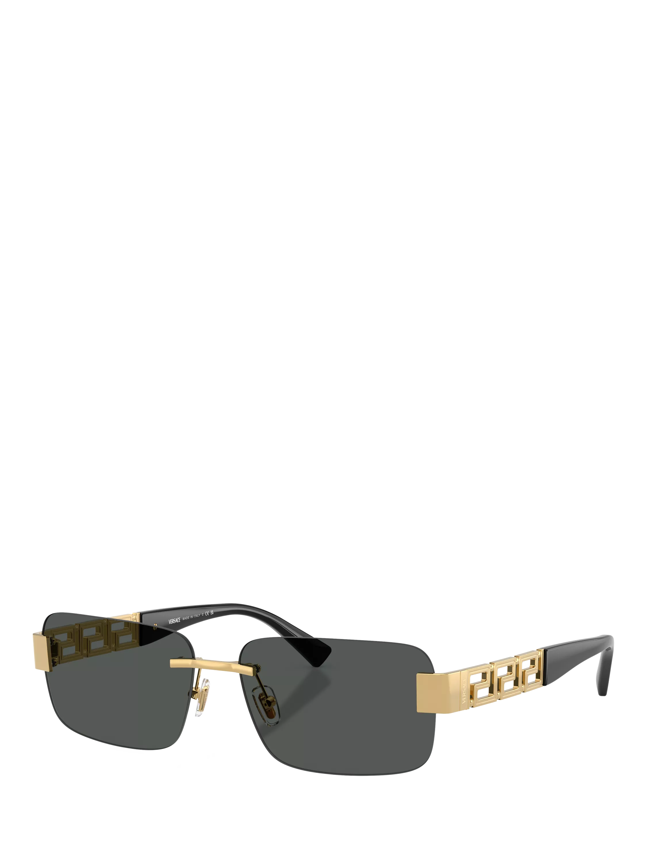 Versace rectangular sunglasses gold black, UK version