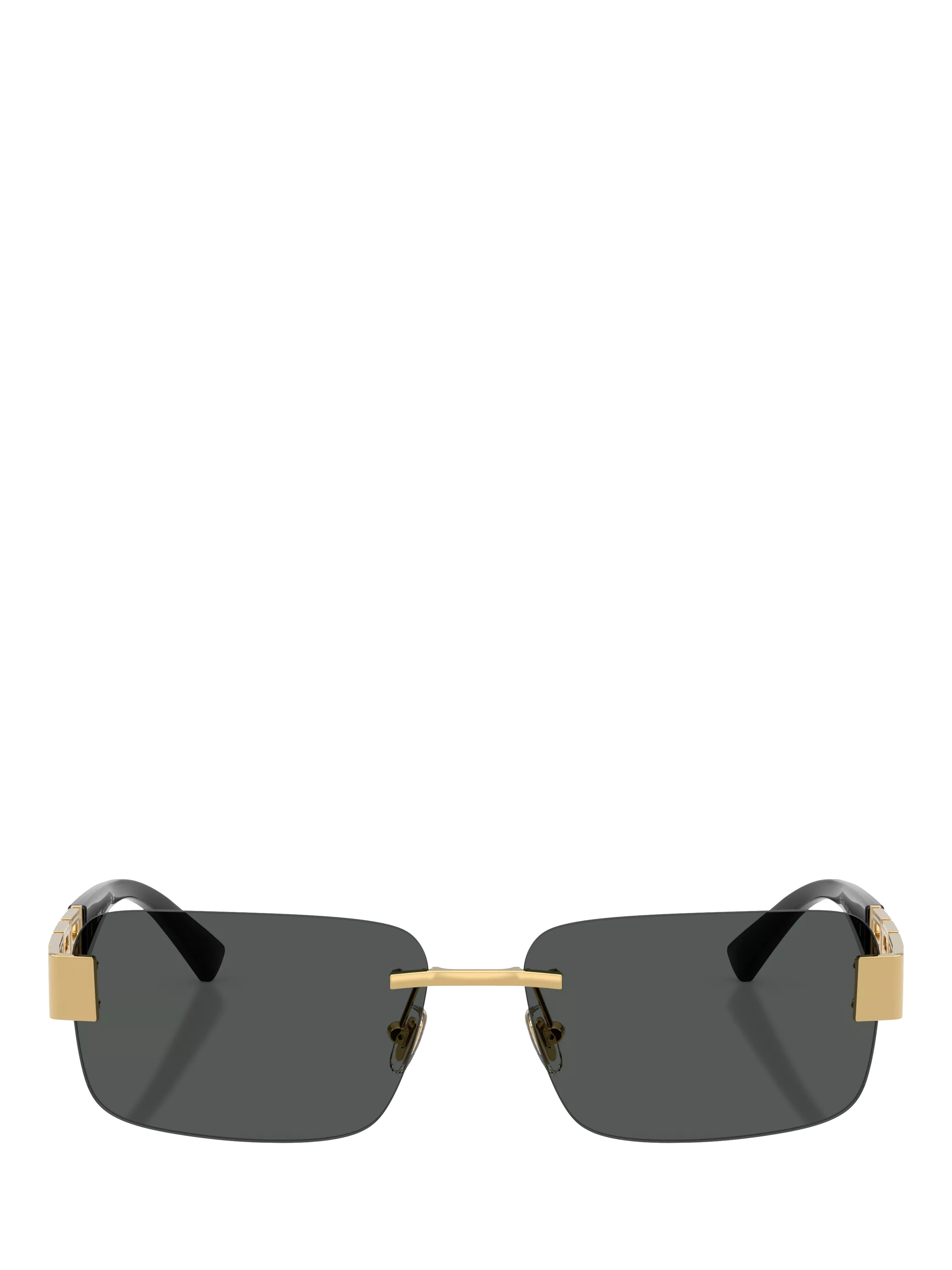 Versace rectangular sunglasses gold black, UK version