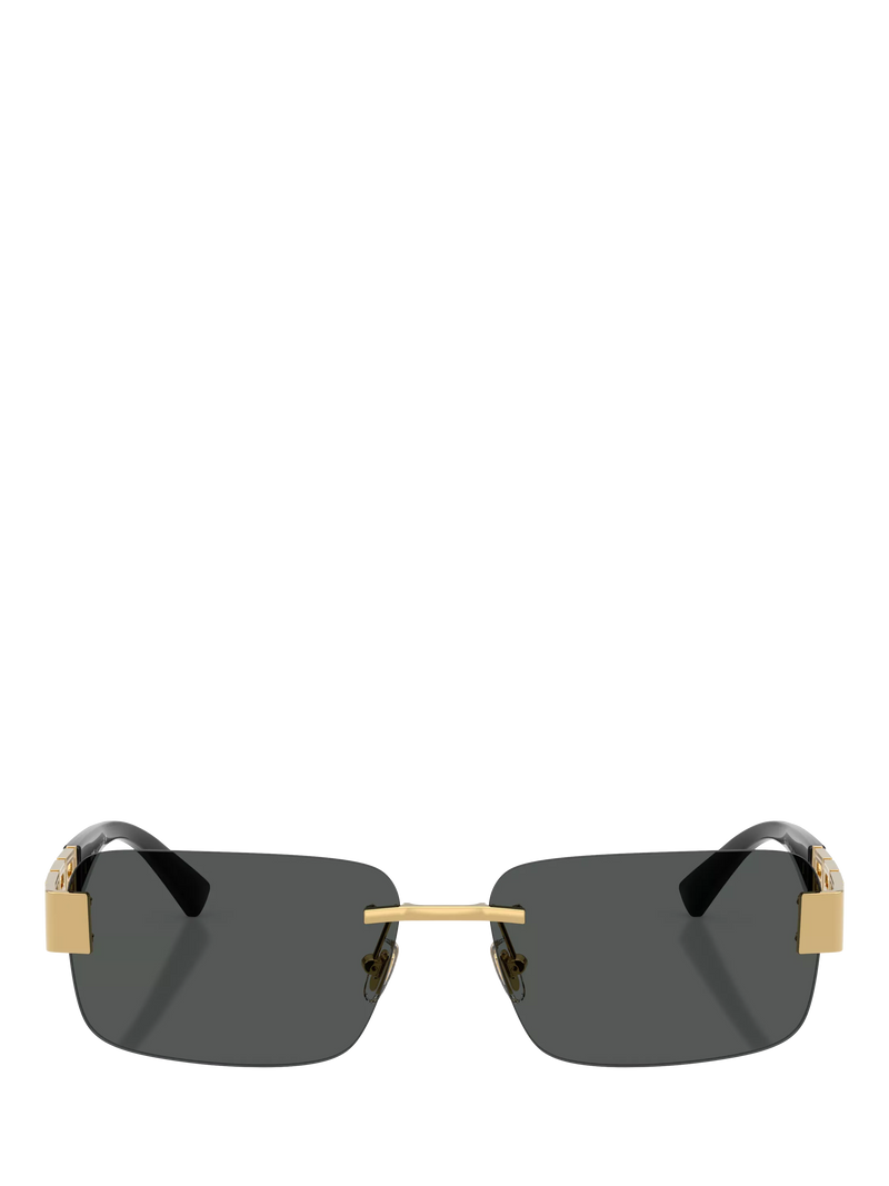 Versace rectangular sunglasses gold black, UK version