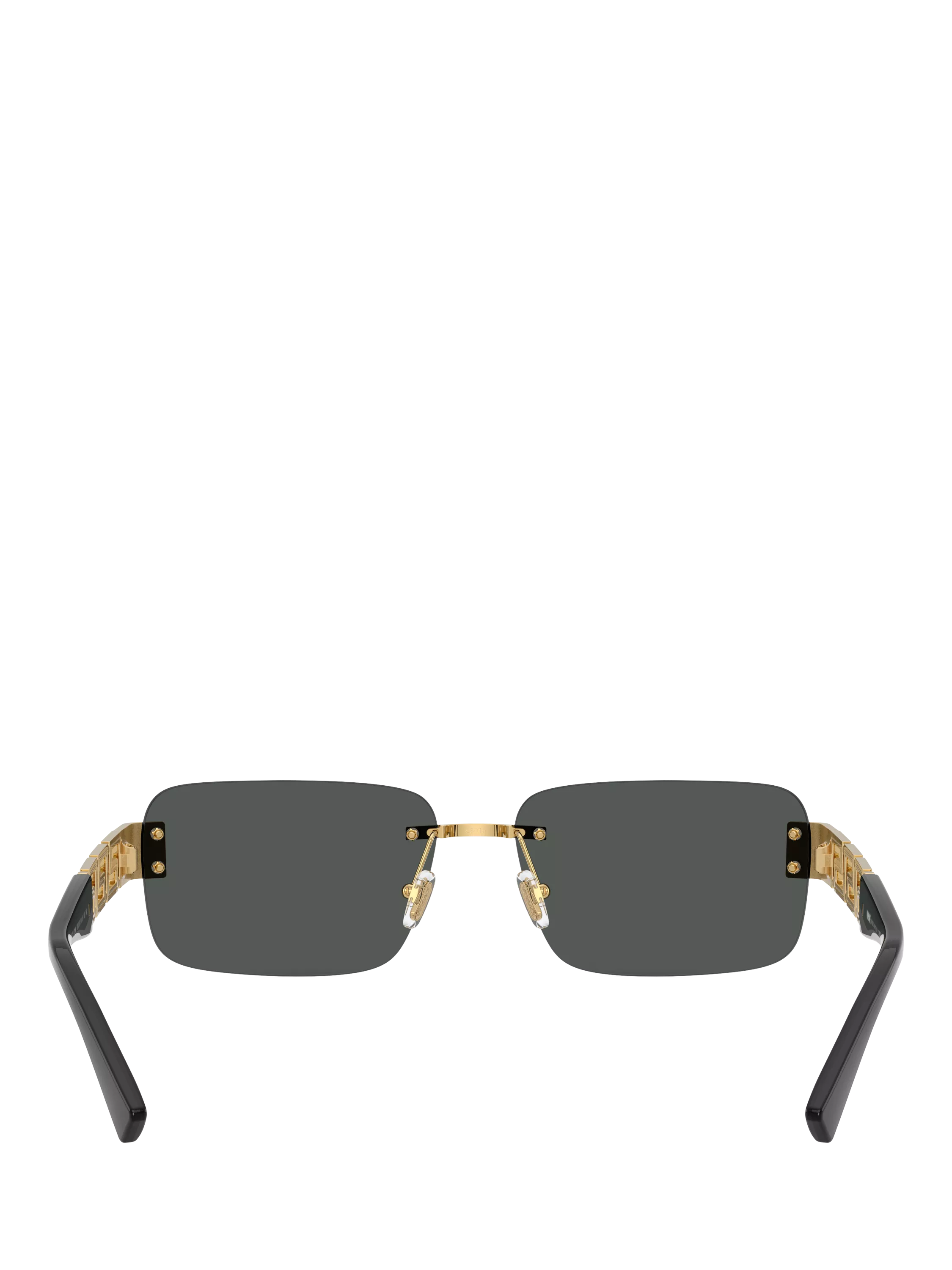 Versace rectangular sunglasses gold black, UK version