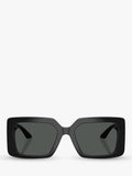 Versace women's square sunglasses black (British brand)