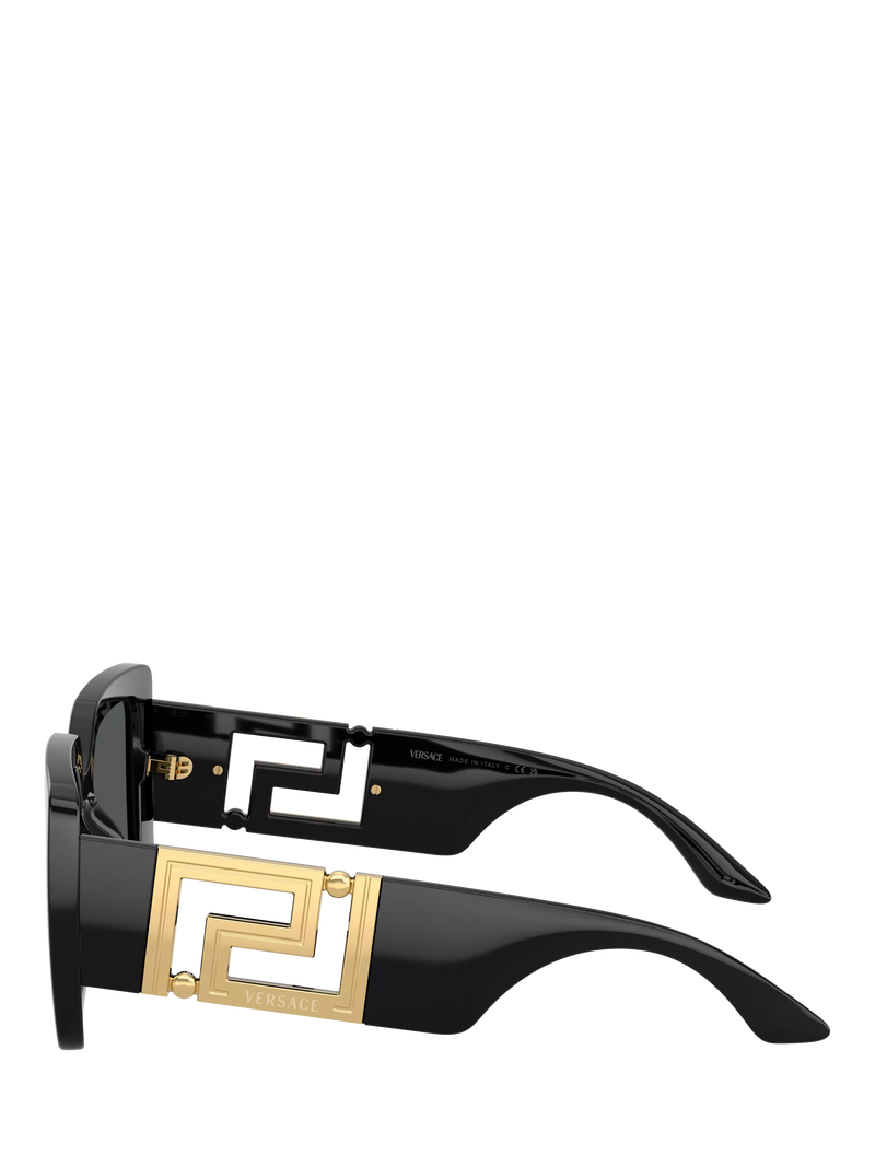 Versace women's square sunglasses black (British brand)