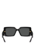 Versace women's square sunglasses black (British brand)