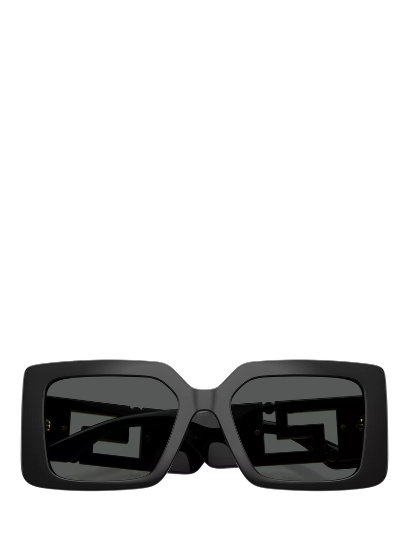 Versace women's square sunglasses black (British brand)
