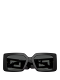 Versace women's square sunglasses black (British brand)