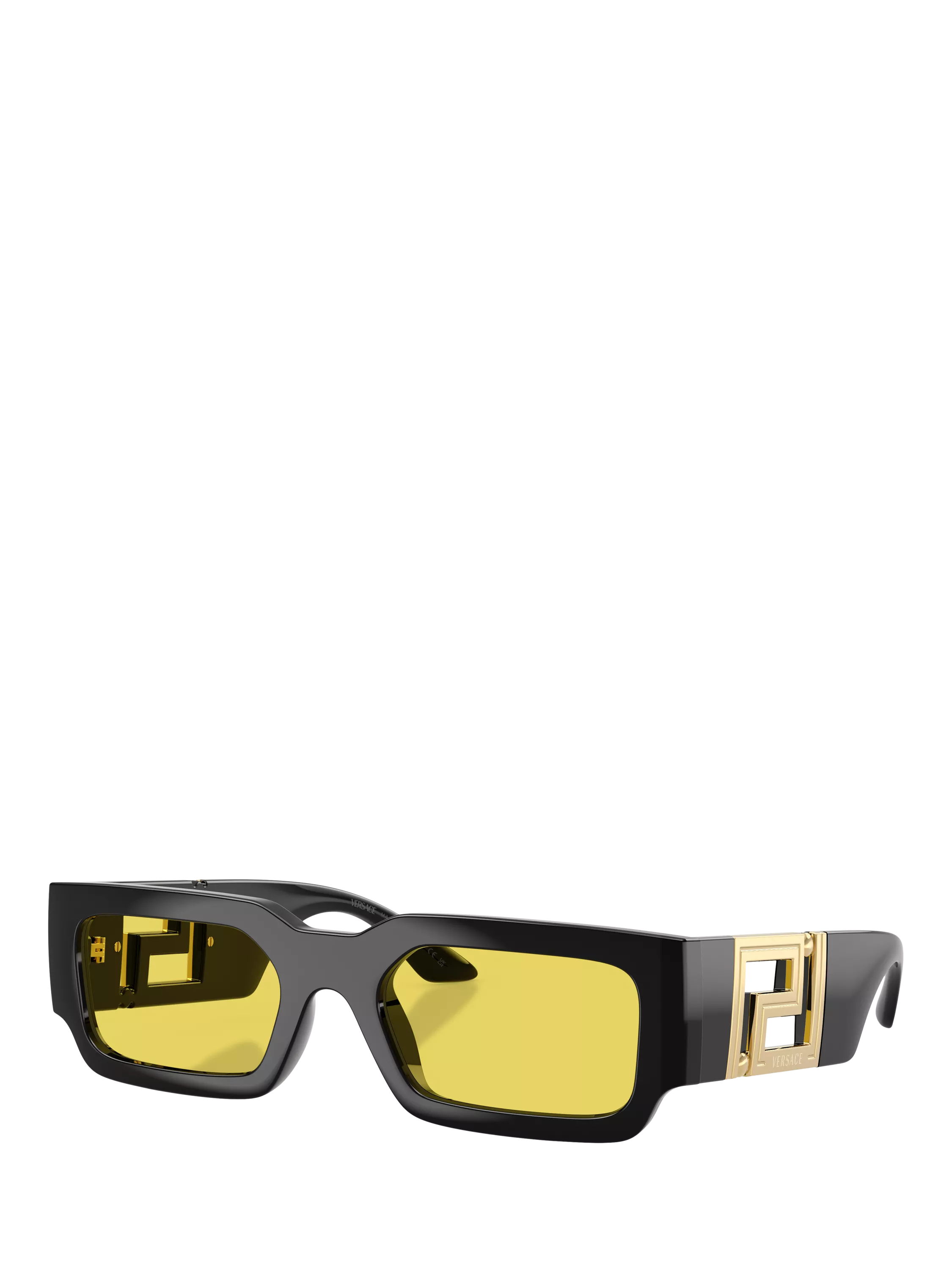 Versace VE4506U sunglasses black yellow 54mm imported from the UK