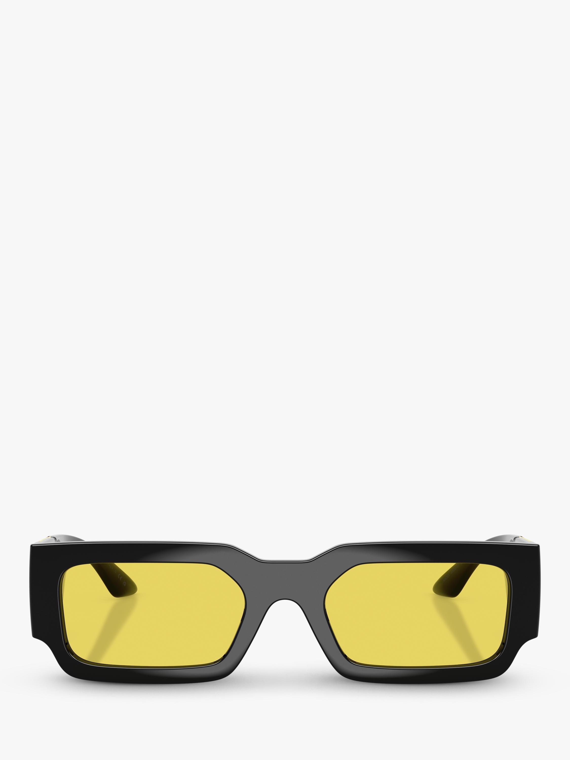 Versace VE4506U sunglasses black yellow 54mm imported from the UK