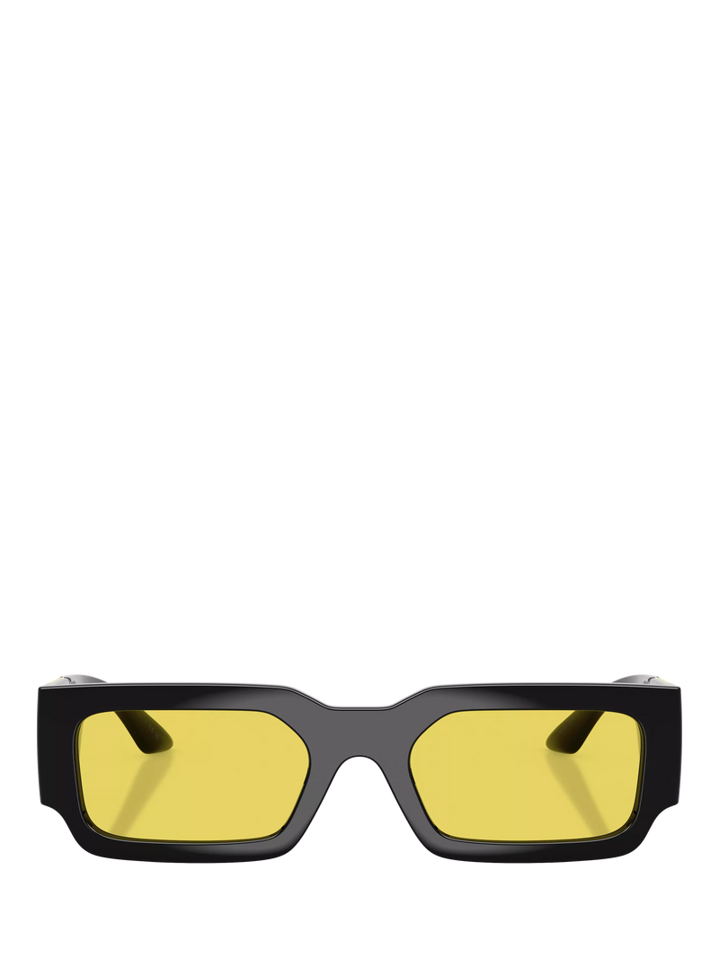 Versace VE4506U sunglasses black yellow 54mm imported from the UK