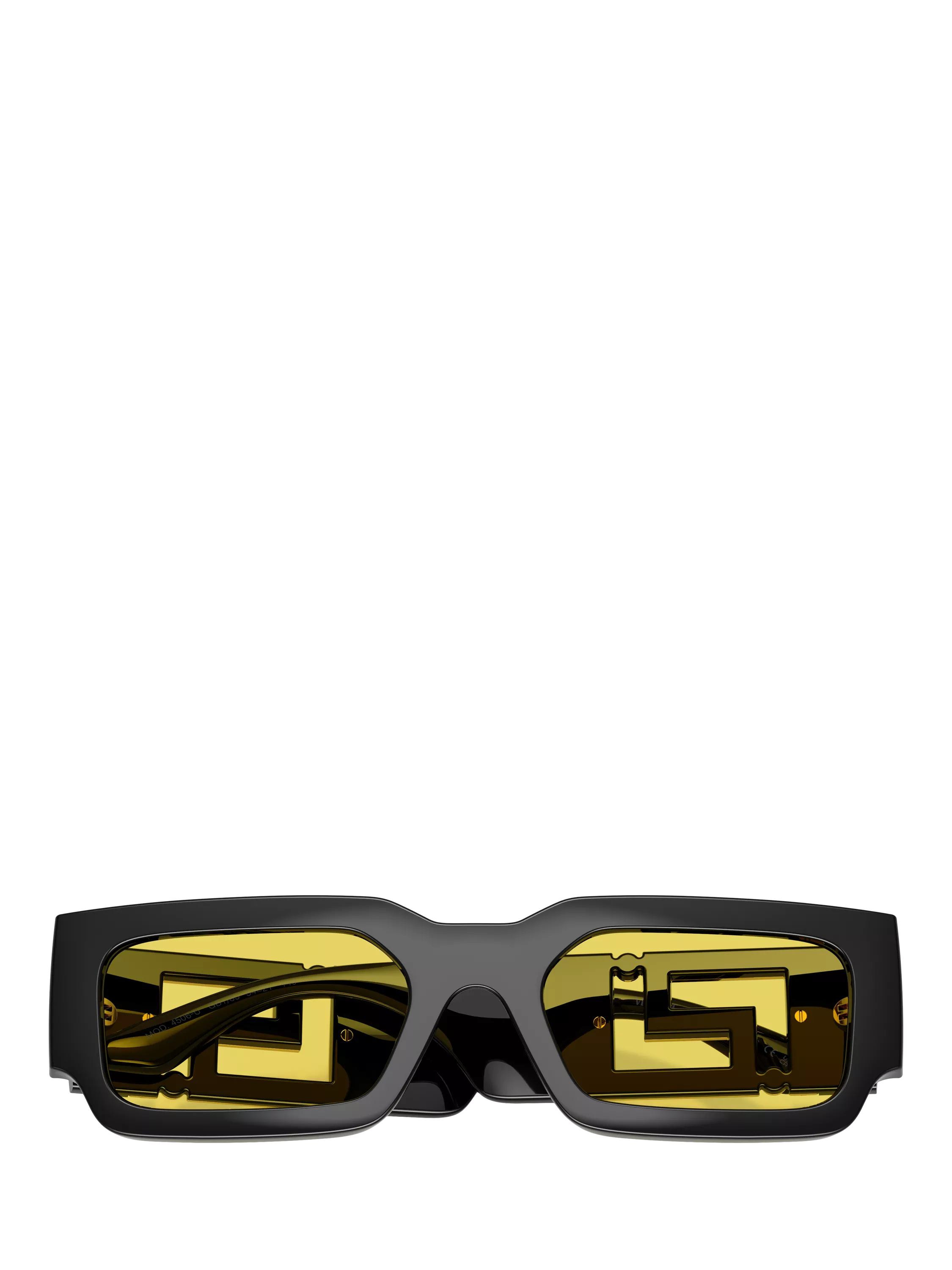 Versace VE4506U sunglasses black yellow 54mm imported from the UK