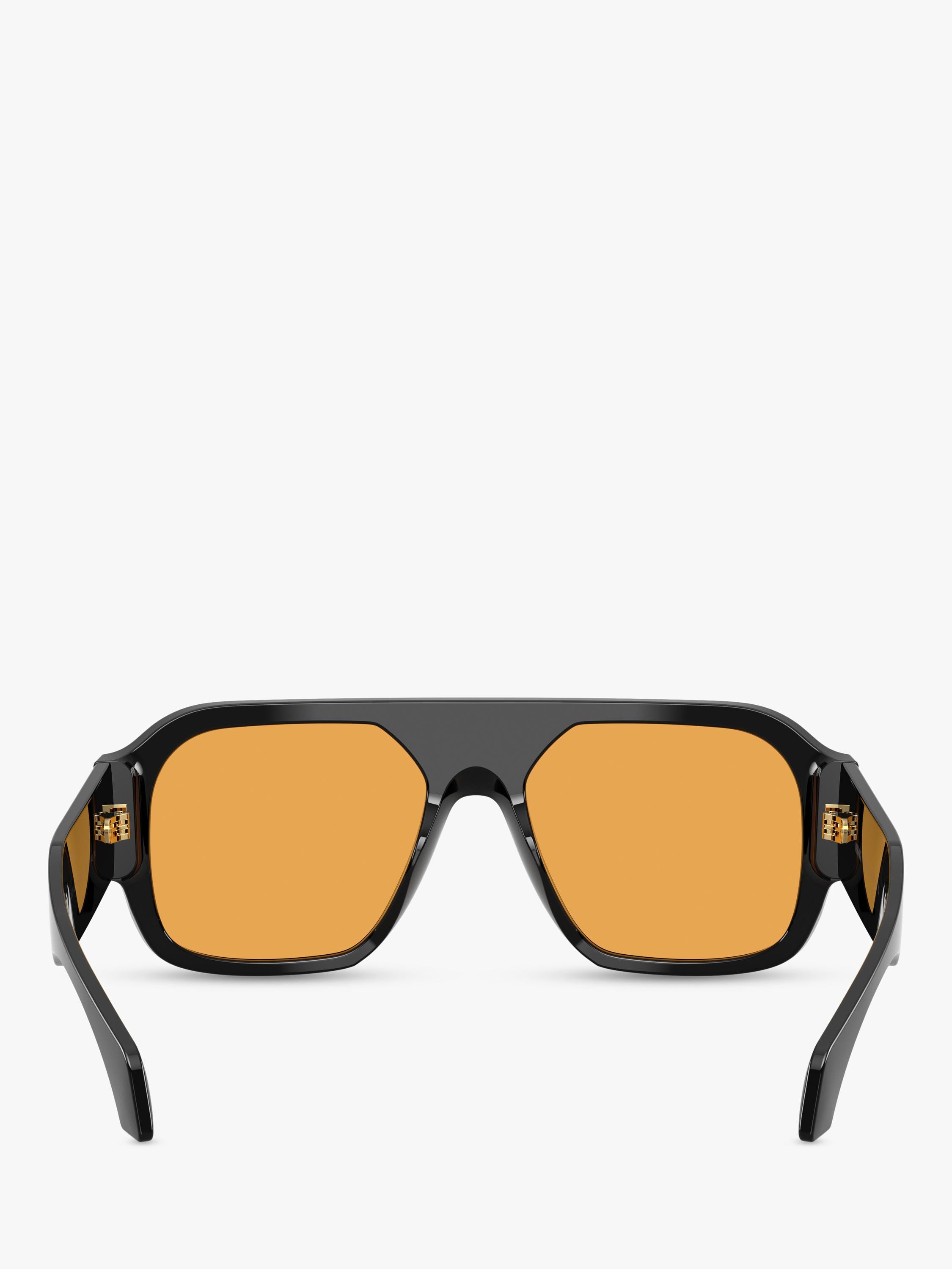 Versace square sunglasses black orange - British product