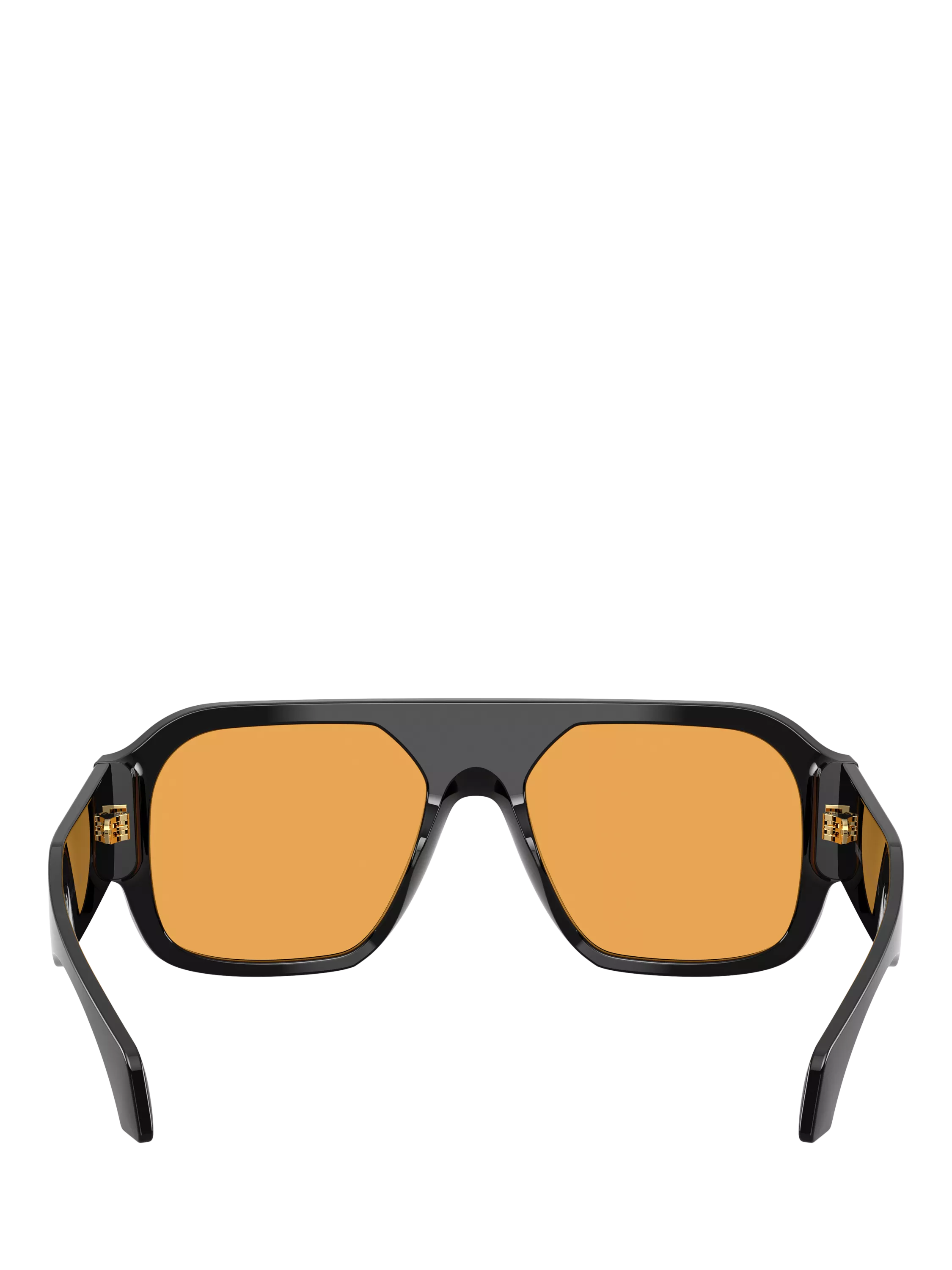 Versace square sunglasses black orange - British product
