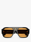 Versace square sunglasses black orange - British product