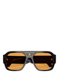 Versace square sunglasses black orange - British product