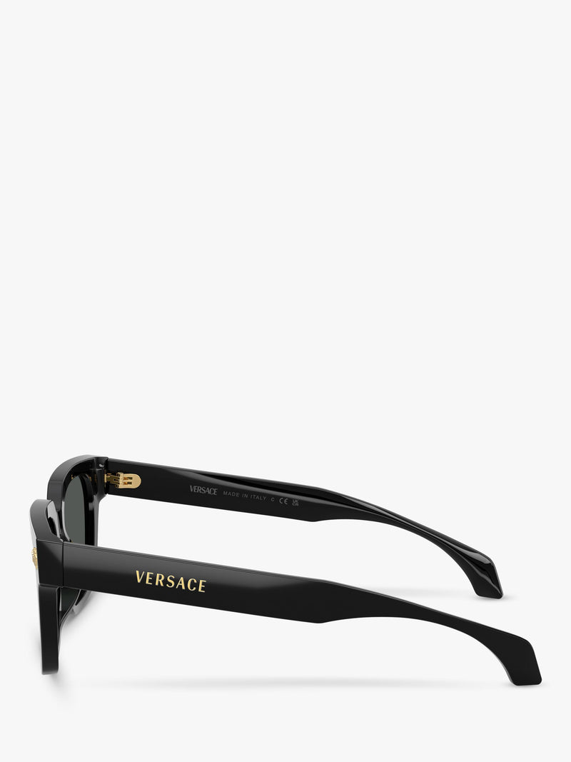 Versace D-Frame sunglasses black 52mm lens, UK version