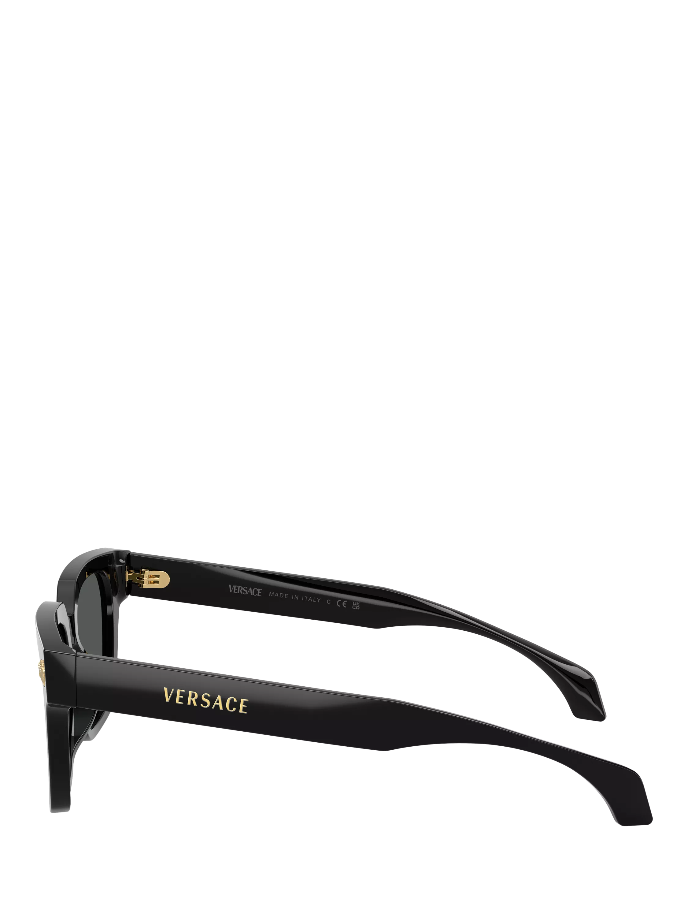Versace D-Frame sunglasses black 52mm lens, UK version
