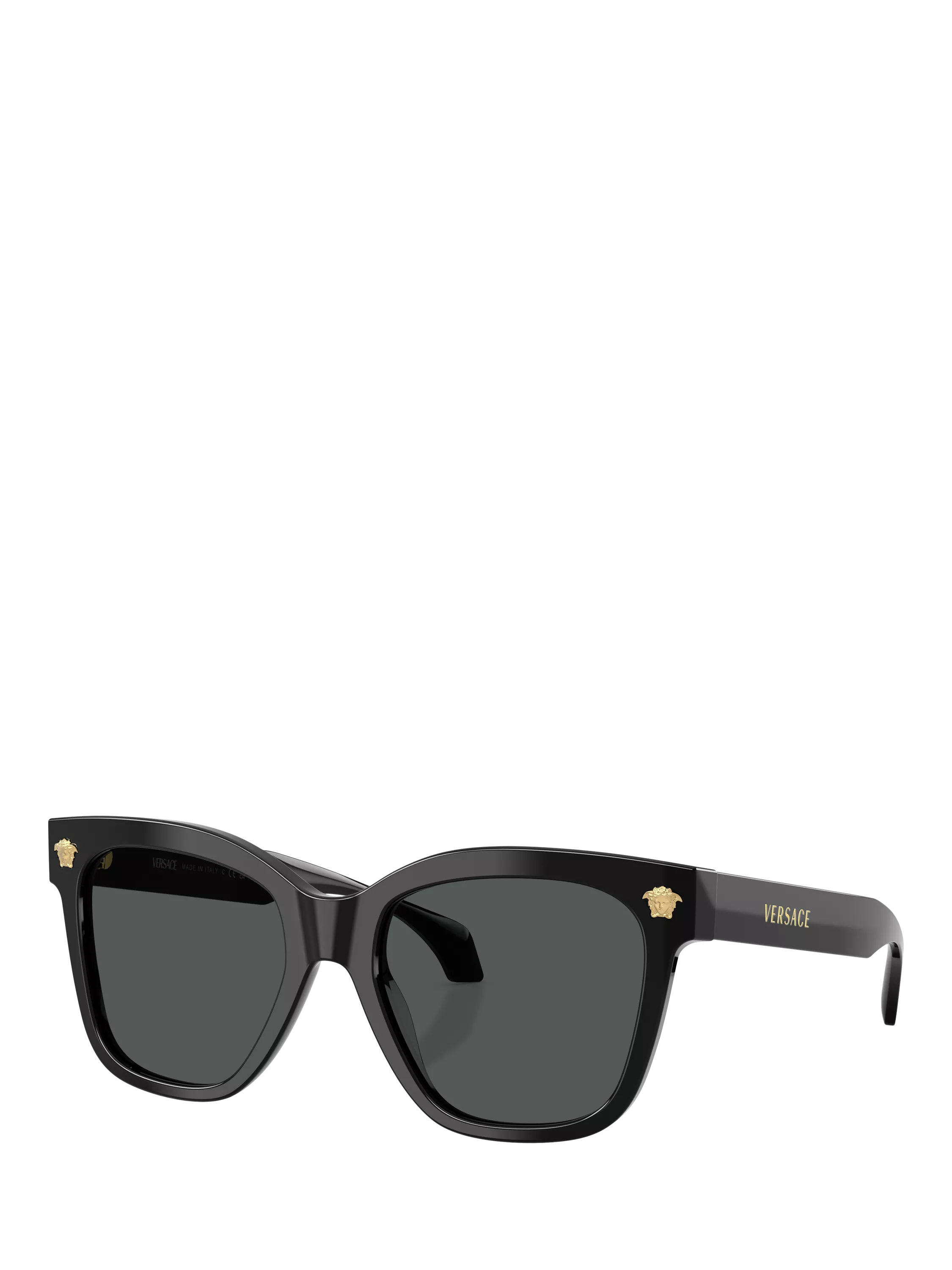 Versace square sunglasses black grey 55mm lens, imported from the UK
