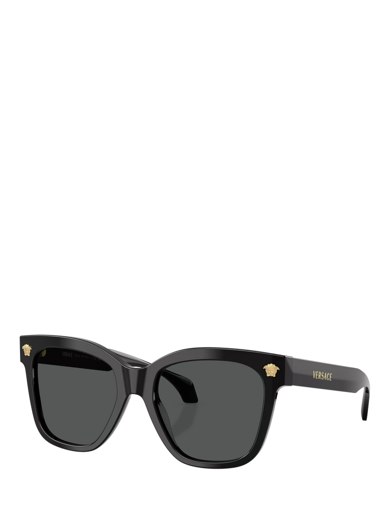Versace square sunglasses black grey 55mm lens, imported from the UK