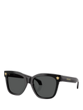 Versace square sunglasses black grey 55mm lens, imported from the UK