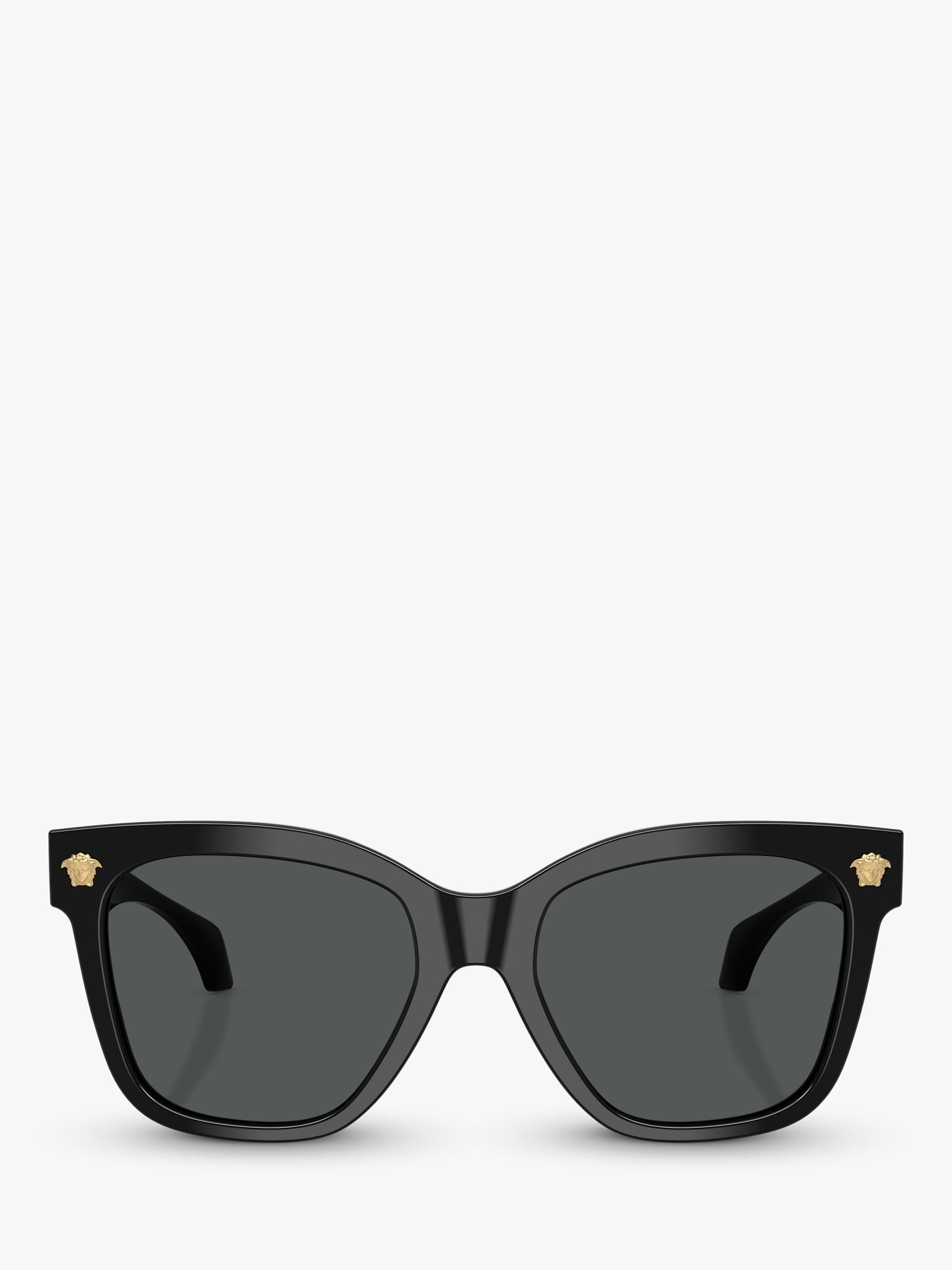 Versace square sunglasses black grey 55mm lens, imported from the UK
