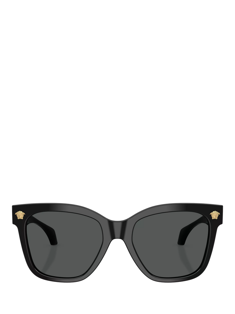 Versace square sunglasses black grey 55mm lens, imported from the UK