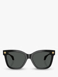 Versace square sunglasses black grey 55mm lens, imported from the UK