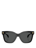 Versace square sunglasses black grey 55mm lens, imported from the UK