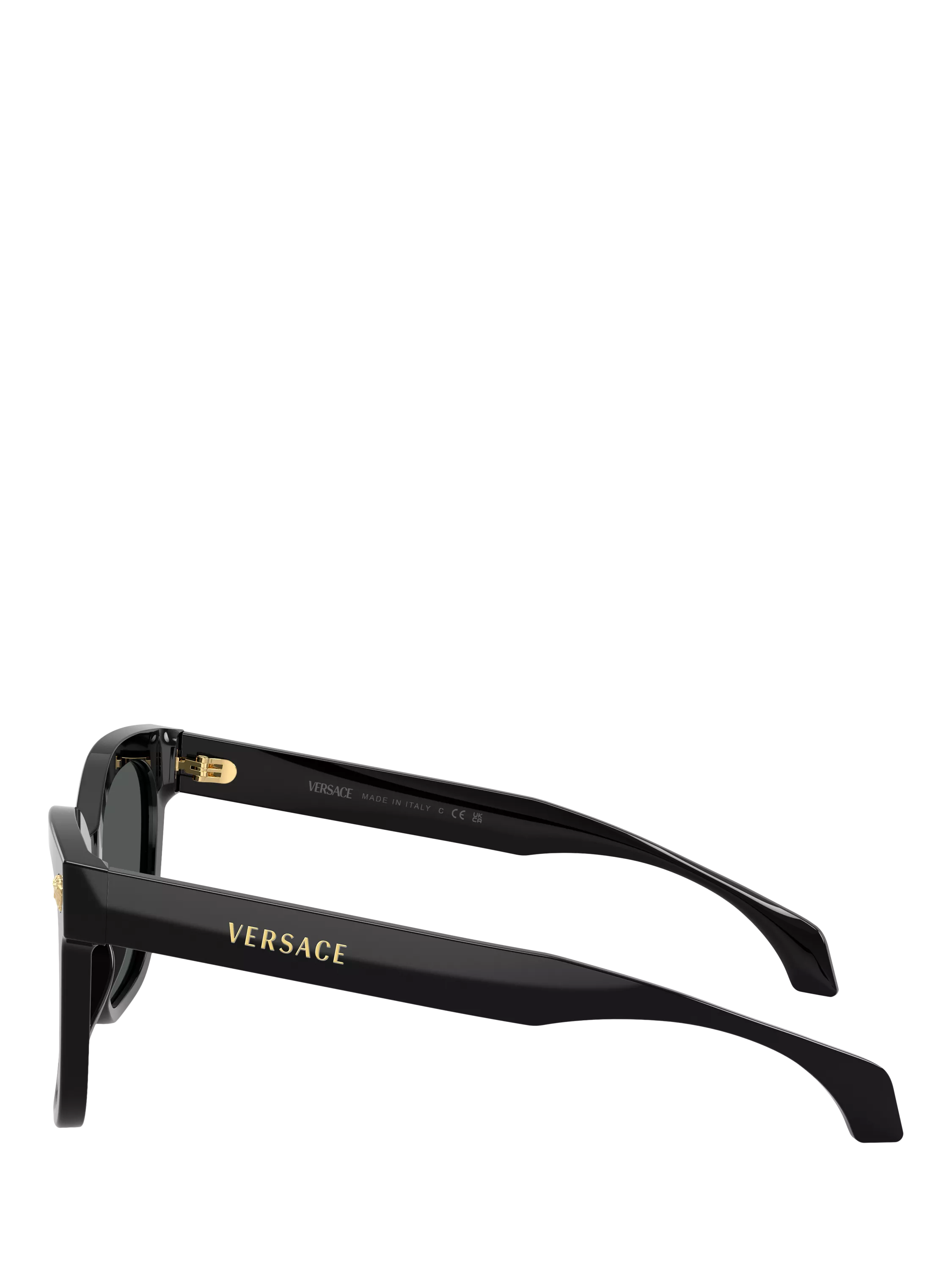 Versace square sunglasses black grey 55mm lens, imported from the UK