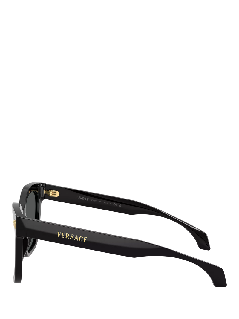 Versace square sunglasses black grey 55mm lens, imported from the UK