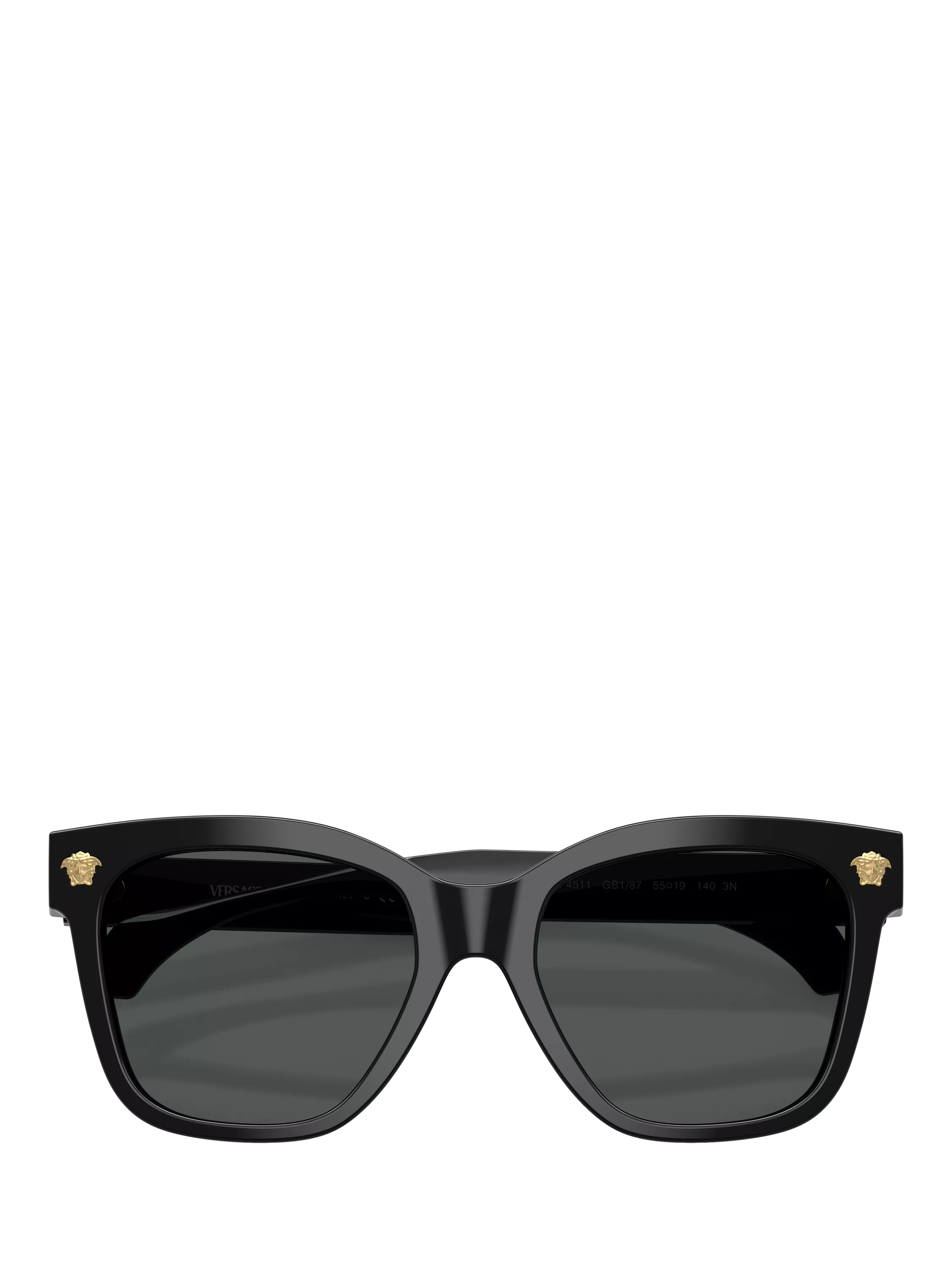 Versace square sunglasses black grey 55mm lens, imported from the UK