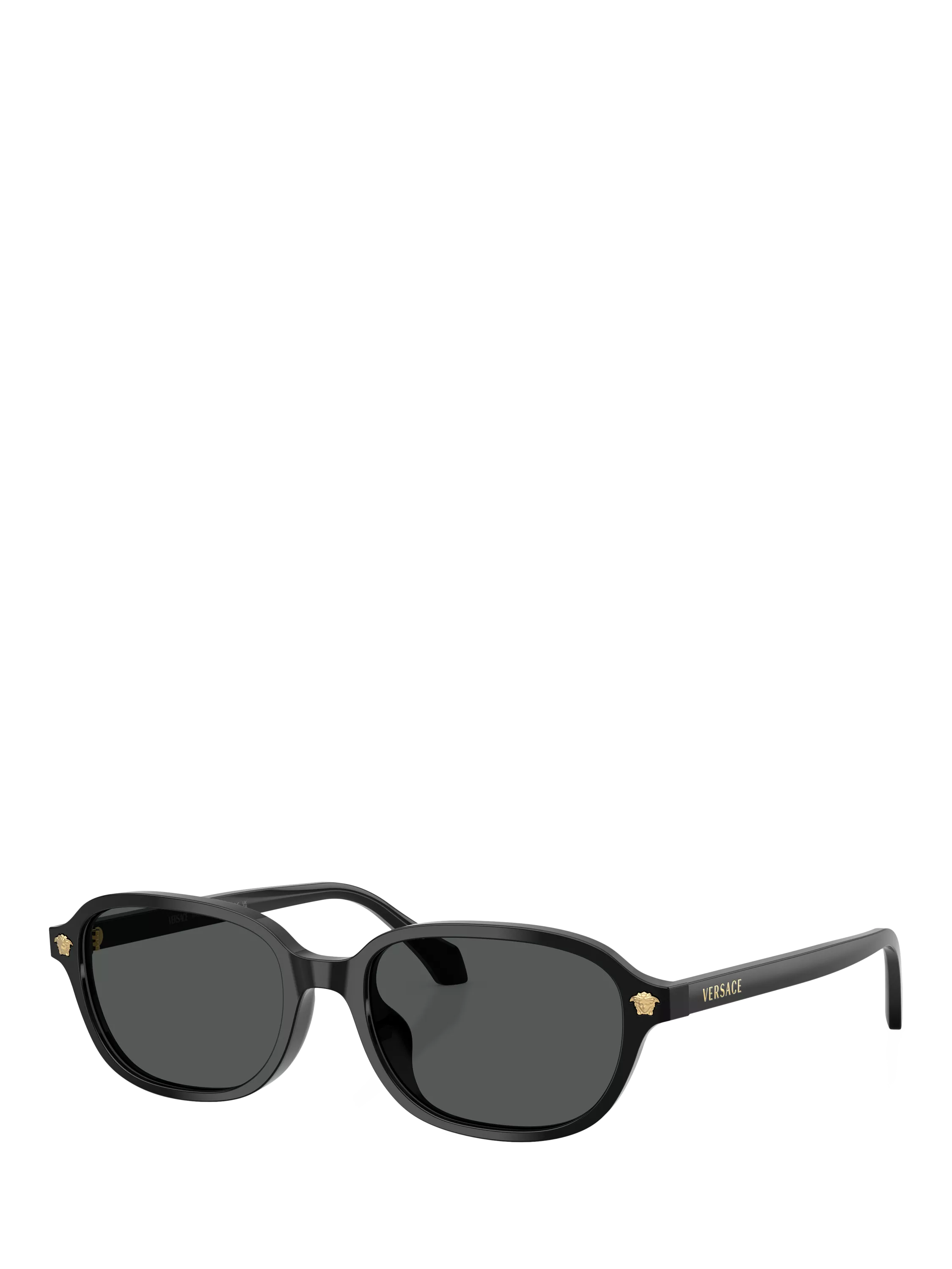 Versace oval sunglasses black acetate 53mm - British product