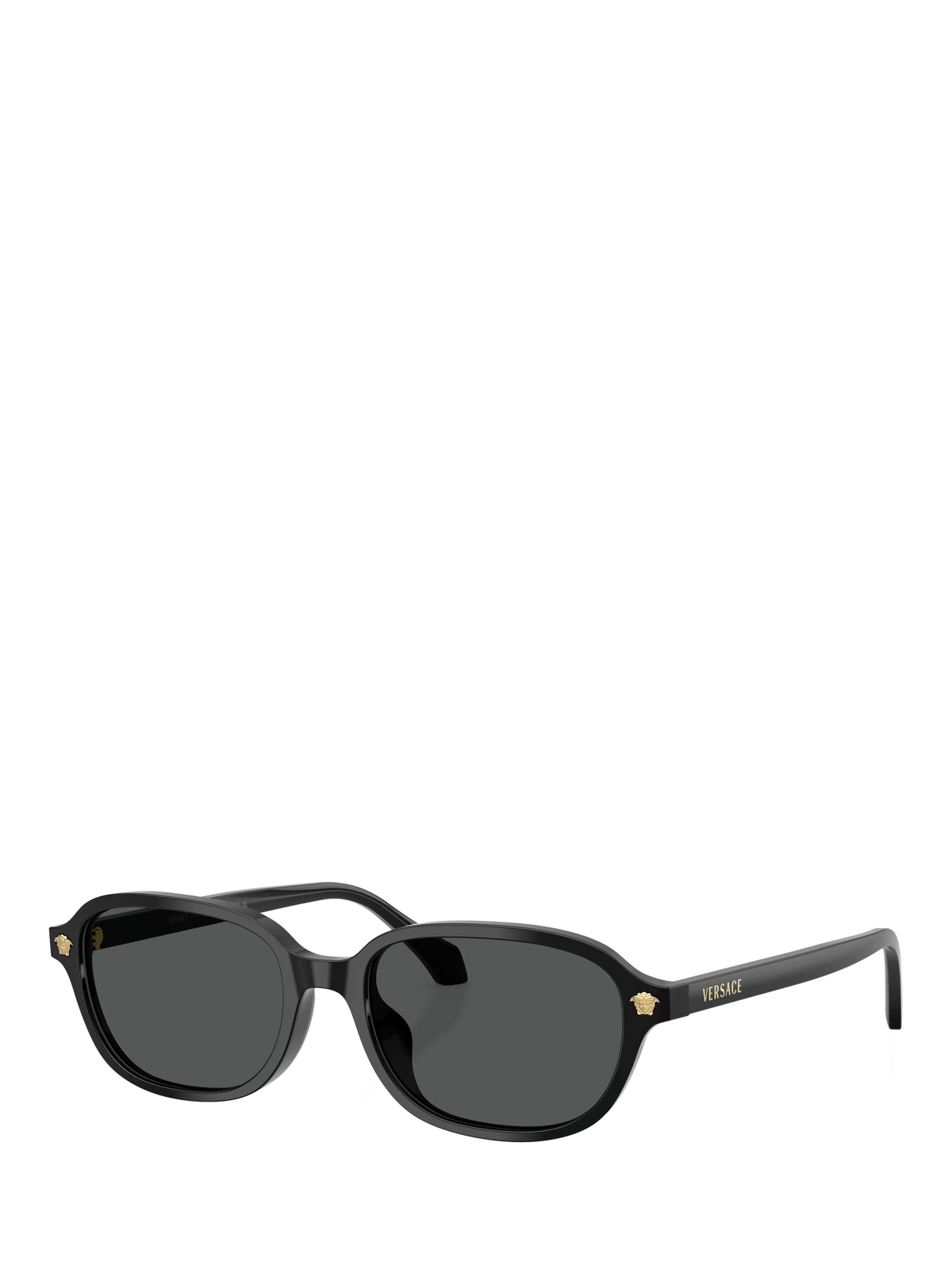 Versace oval sunglasses black acetate 53mm - British product