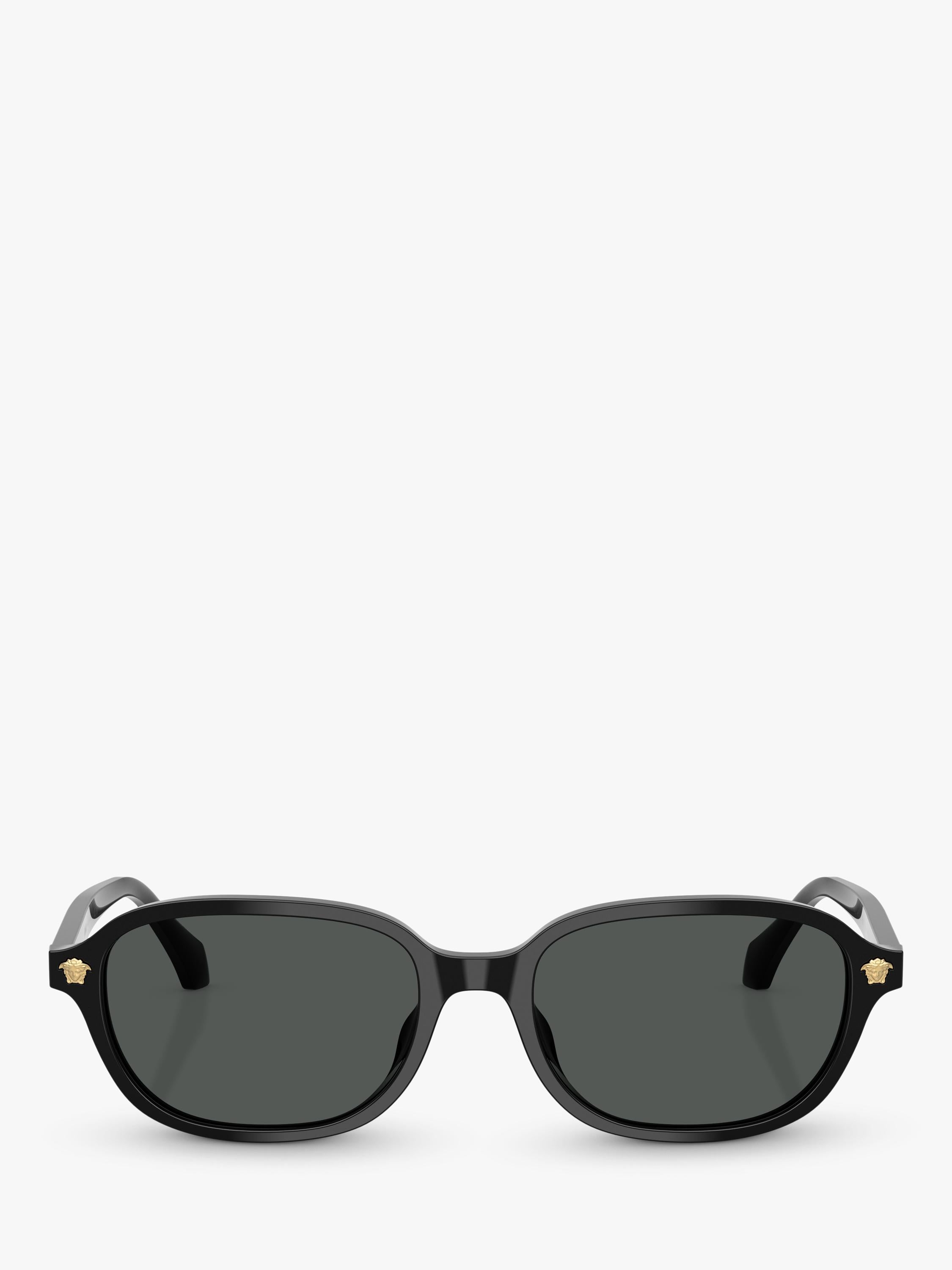 Versace oval sunglasses black acetate 53mm - British product