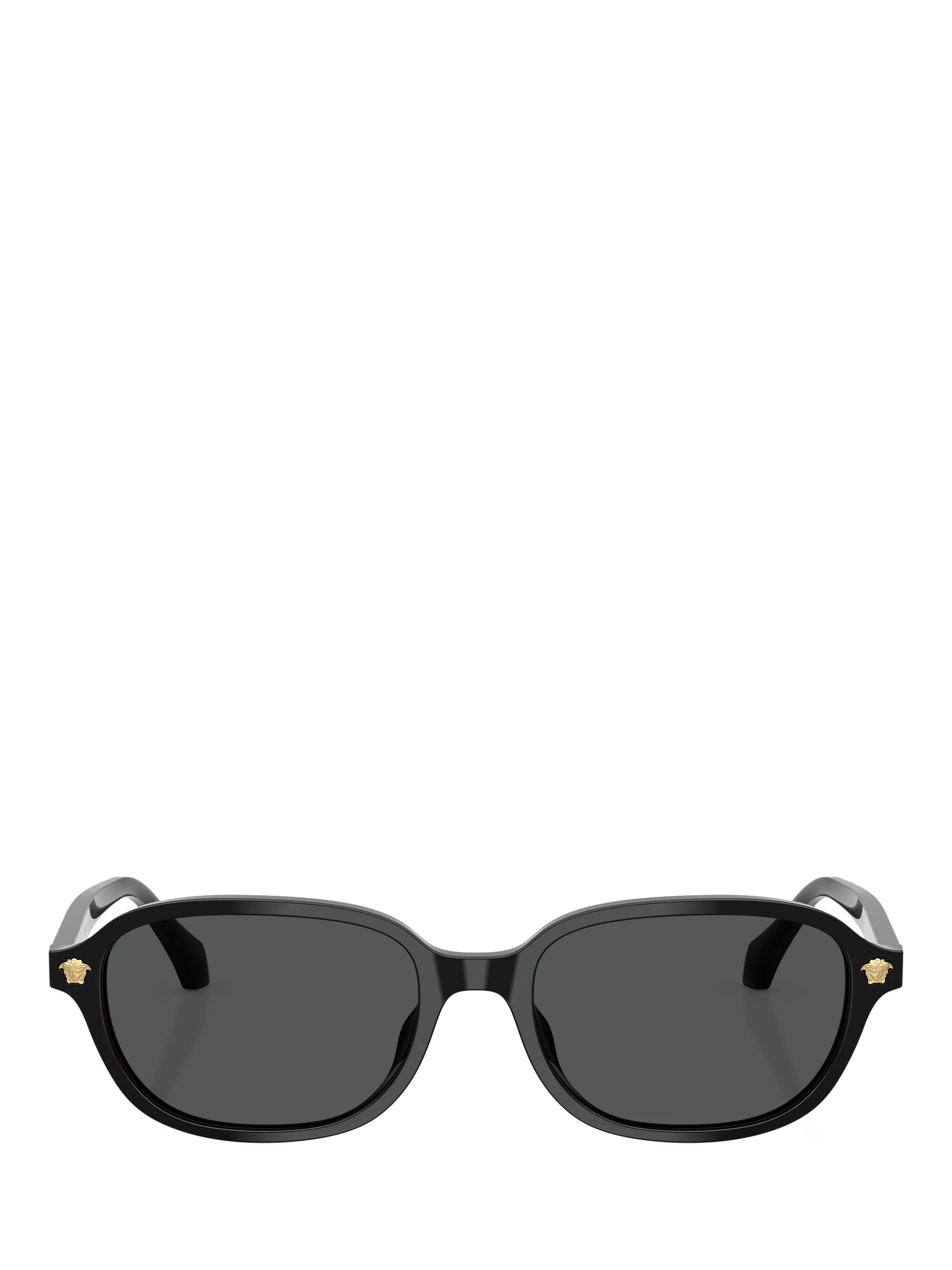 Versace oval sunglasses black acetate 53mm - British product