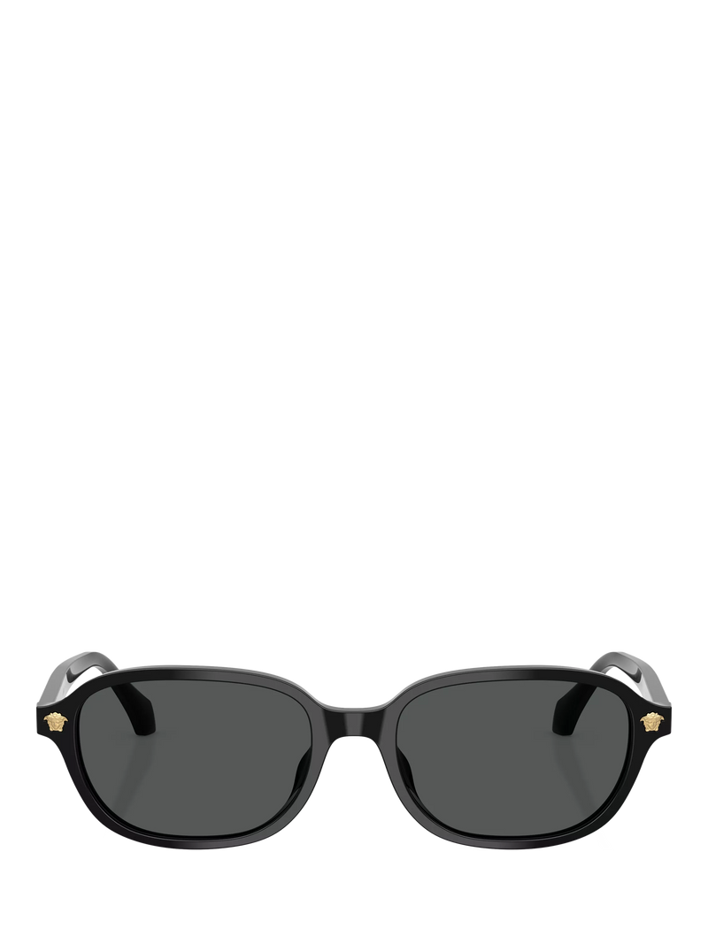 Versace oval sunglasses black acetate 53mm - British product