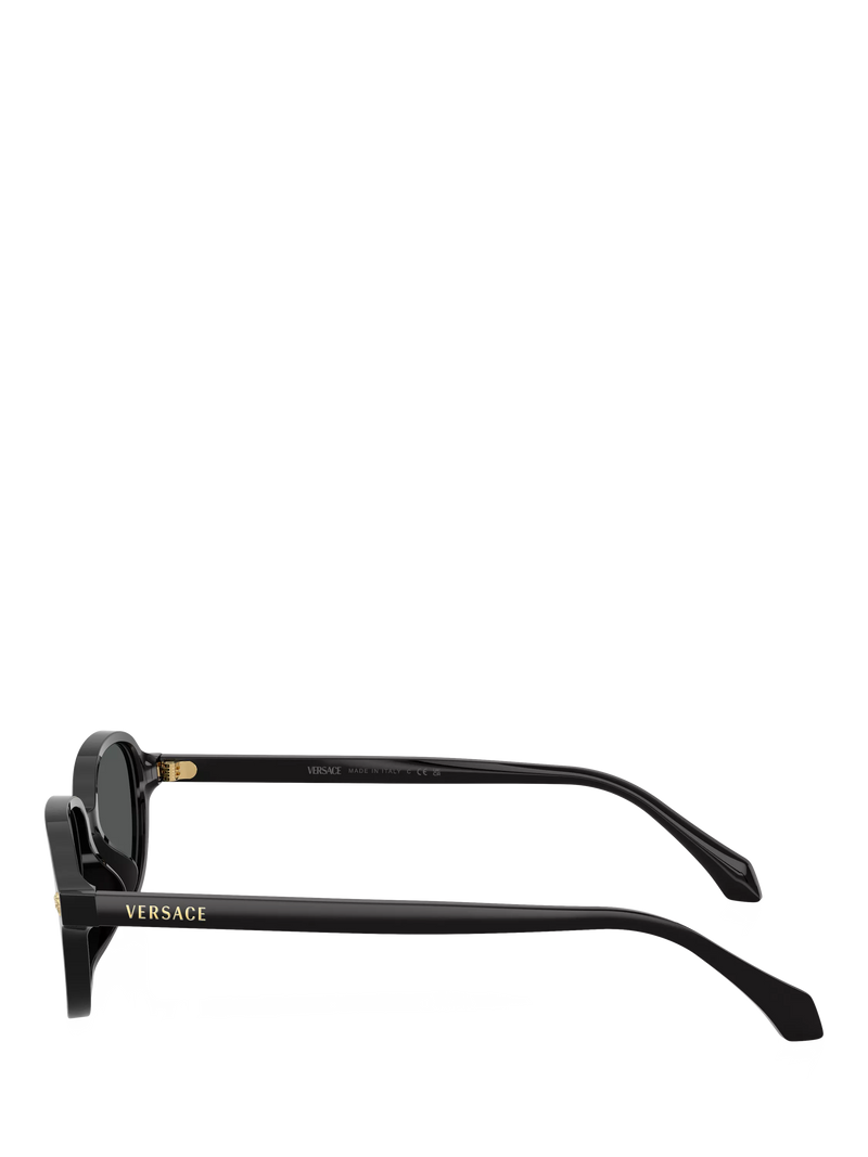 Versace oval sunglasses black acetate 53mm - British product