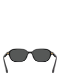 Versace oval sunglasses black acetate 53mm - British product