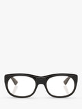 Yves Saint Laurent rectangular sunglasses black, UK version
